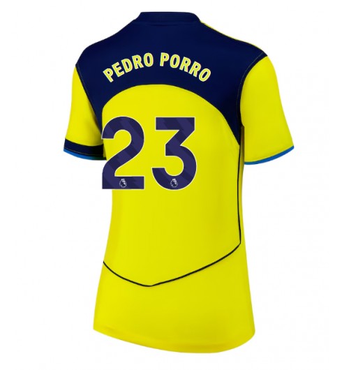 Tottenham Hotspur Pedro Porro #23 Alternativní Dres pro Dámské 2025-26 Krátký Rukáv Tottenham Hotspur Pedro Porro #23 Alternativní Dres pro Dámské 2025-26 Krátký Rukáv